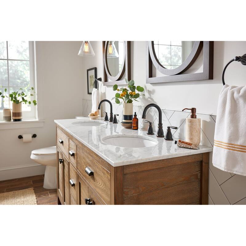 Moen 84539 Hilliard 1.2 GPM Widespread Bathroom Faucet with Pop-Up