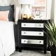 preview thumbnail 1 of 7, SAFAVIEH Marlon 3-Drawer Black Storage Chest