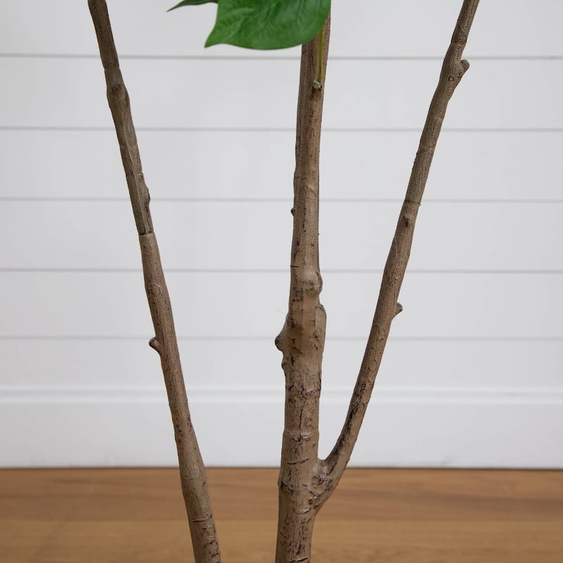 Potted Bougainvillea Floral Artificial Tree - 6' - Unlit