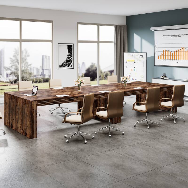 79-Inch Extra Long Desk for 6-8 People,Conference Table for Office