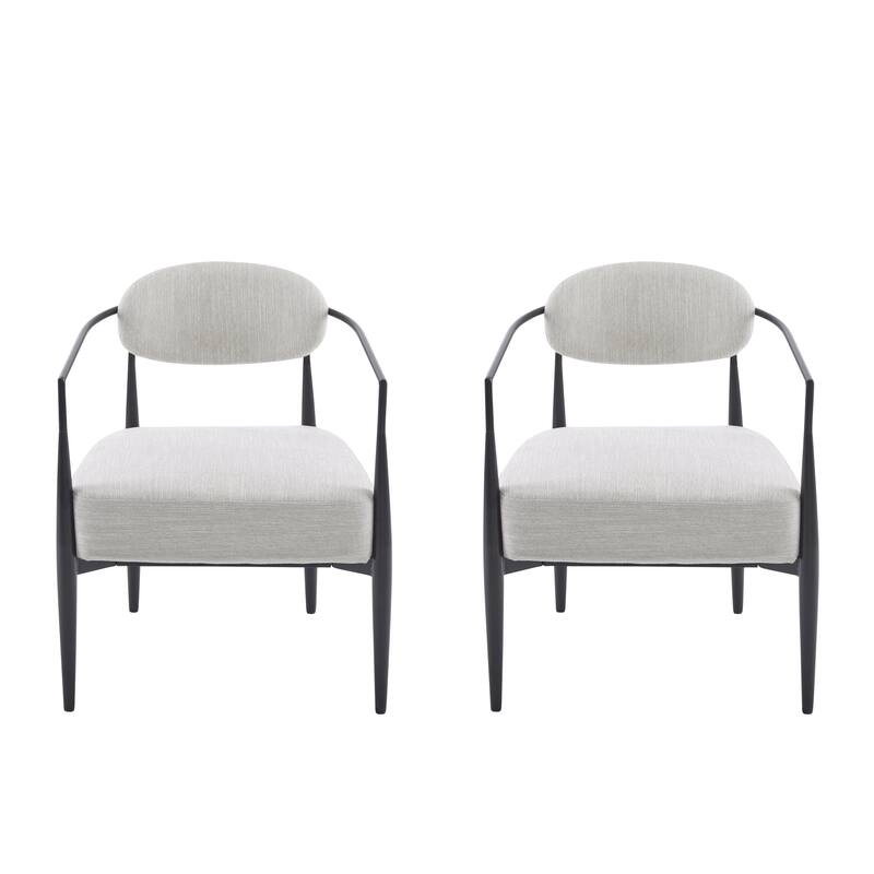Christopher Knight Home - Amelia Mid-Century Modern Upholstered Accent Armchair with Sturdy Tapered Legs