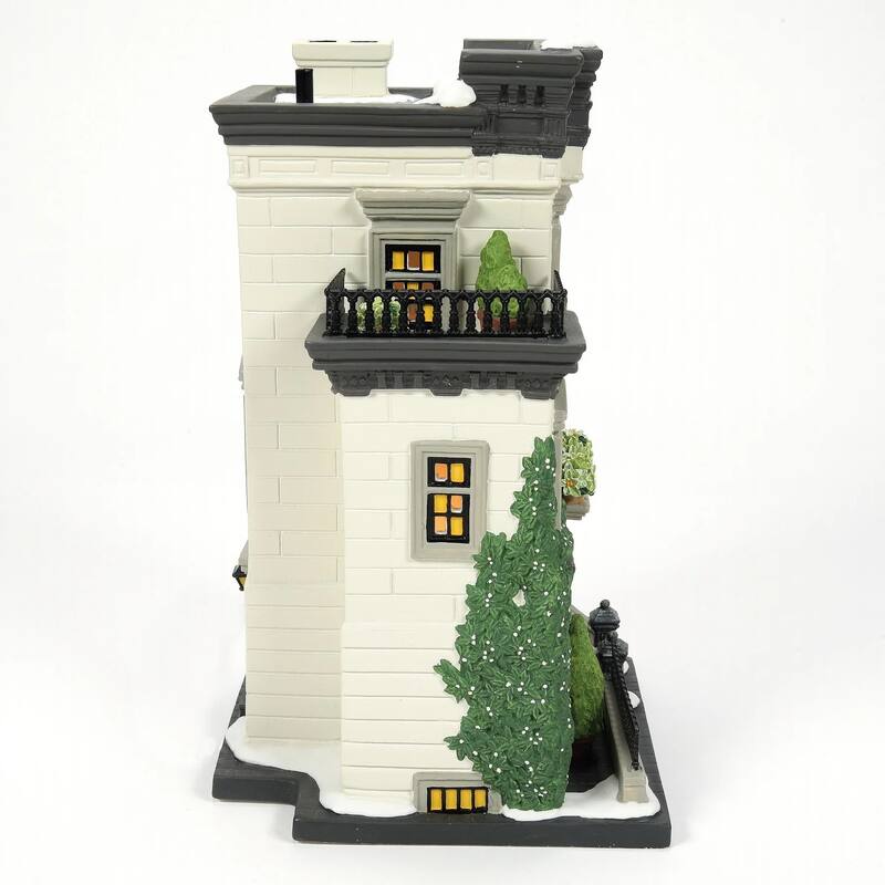 Department 56 Christmas In City 87 West 56th Street Lighted Building - 6013404