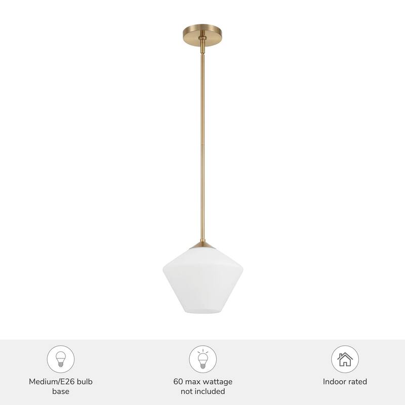 Hunter Celestial Valley 1-Light Pendant - Modern, Contemporary - Kitchen, Island, Dining Room, Entry.