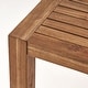 preview thumbnail 7 of 5, Genser Outdoor 4-piece Acacia Wood Chat Set by Christopher Knight Home