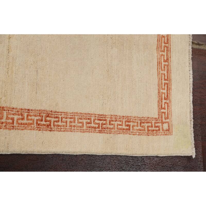 Geometric Gabbeh Kashkoli Oriental Area Rug Wool Hand-knotted Carpet - 3'0" x 5'2"