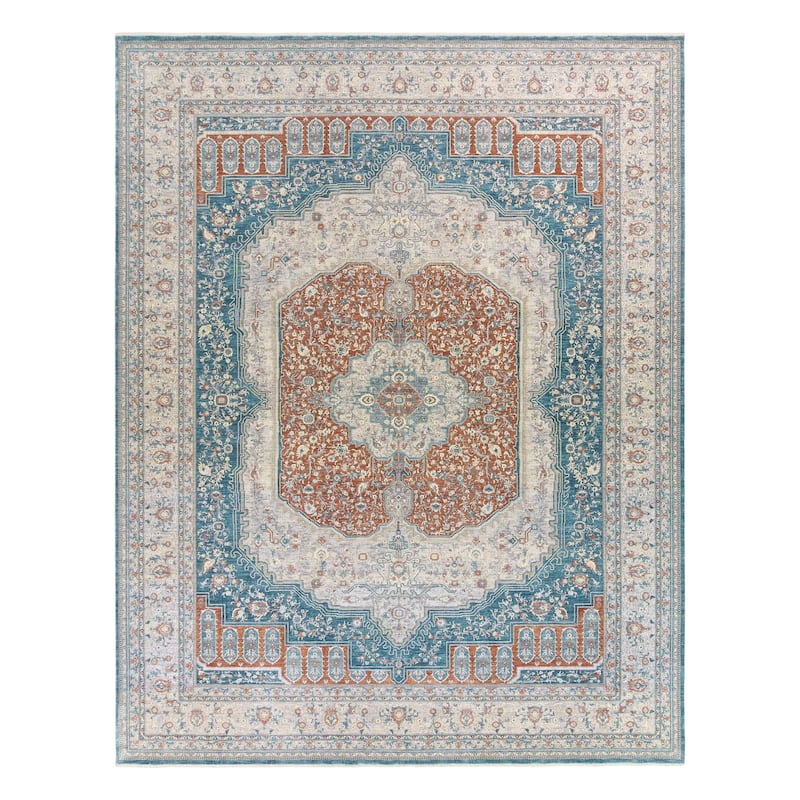 Gertmenian Florance Opulent Traditional/ Modern/ Casual Viscose Acrylic Woven Indoor Quality Area Rug Collection
