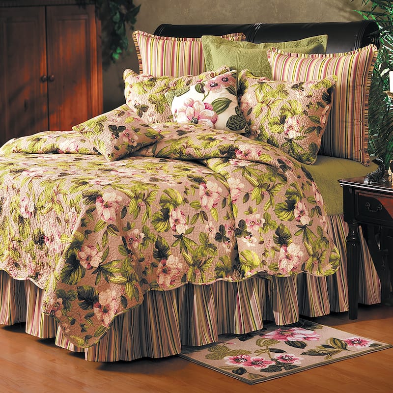 Juliette Bedding - Green - Queen