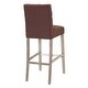 preview thumbnail 6 of 29, Carter 29" Button Tufted Bar Stool (Set of 2) Antique Gray Finish