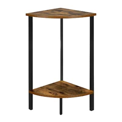 Convenience Concepts Graystone 31 inch 2 Tier Corner Plant Stand