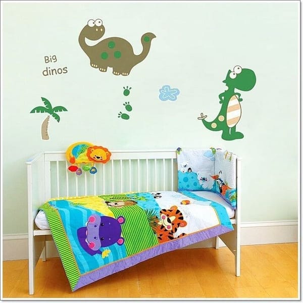 slide 2 of 3, Walplus Large Dinosaur Children Kids Wall Sticker DIY Art Nursery Décor