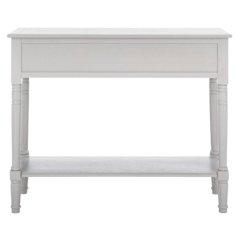 SAFAVIEH Samantha Grey 2-drawer Console Table - 35.8" x 13.8" x 29.5"