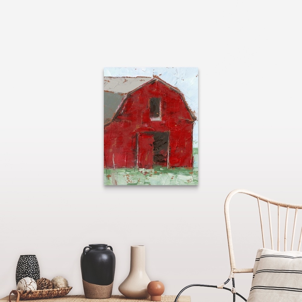 Big Red Barn I\, image size:1000x1000