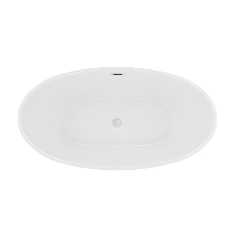 Capri 60" Freestanding Bathtub - 32x60 Center
