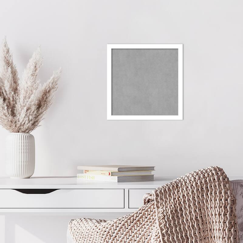 Amanti Art Svelte White Framed Magnetic Board