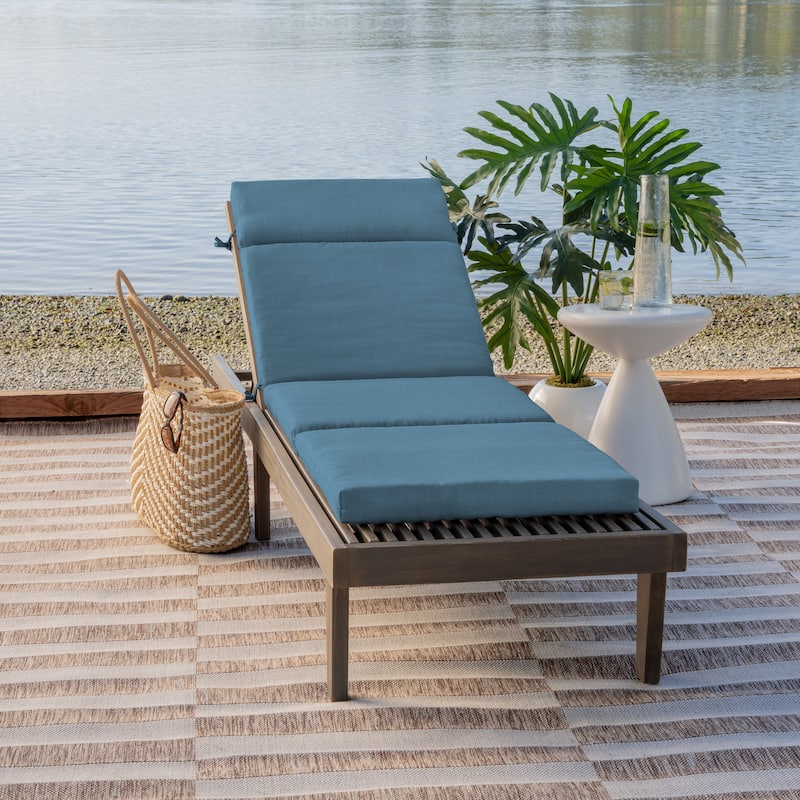 ARDEN Outdoor Chaise Lounge Cushion - 72"L x 21"W