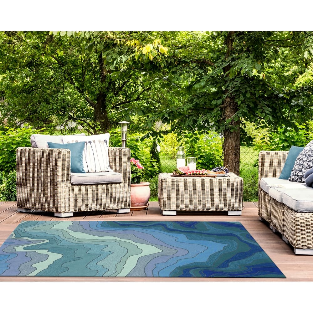Liora Manne Ravella Mykonos Indoor/Outdoor Rug
