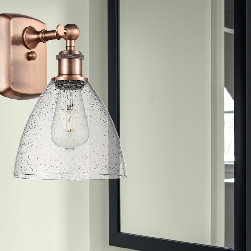 Innovations Lighting 516-1W-12-8 Bristol Sconce Bristol Glass 12" Tall