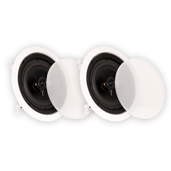 Shop Theater Solutions Cs6c Flush Mount Speakers With 6 5 Woofers