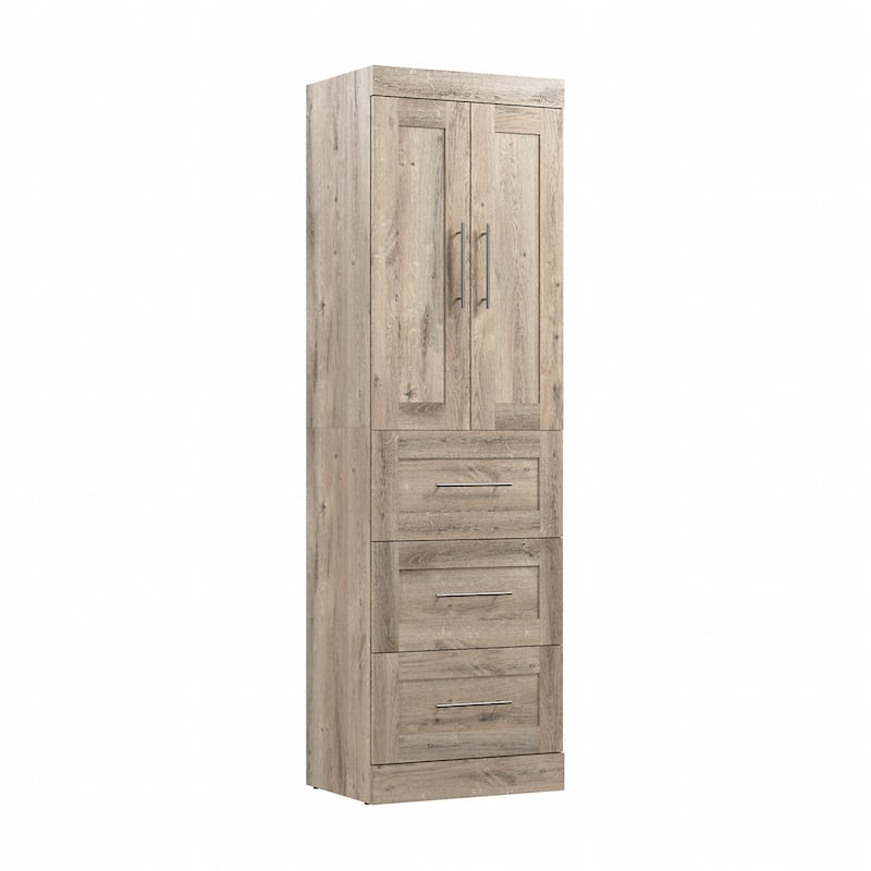 Pur 25W Wardrobe with Drawers by Bestar - Wardrobe with Drawers