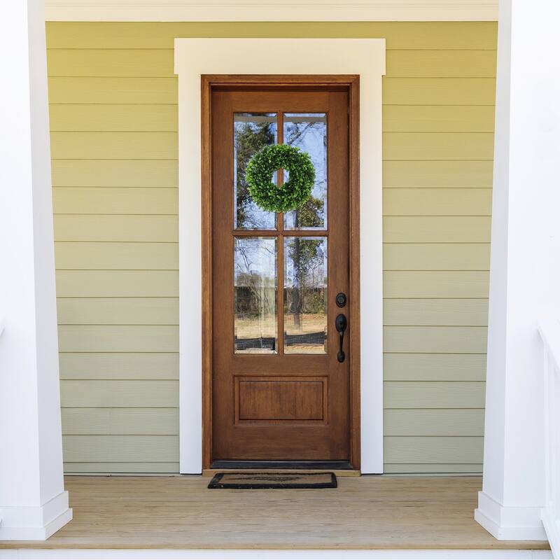 Soft Touch Holly Wreath - Soft Touch Holly - Medium 2 Pack