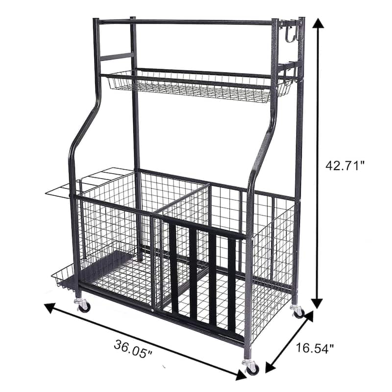 Sport Rack Sports Equipment Garage Organizer Sport Storage