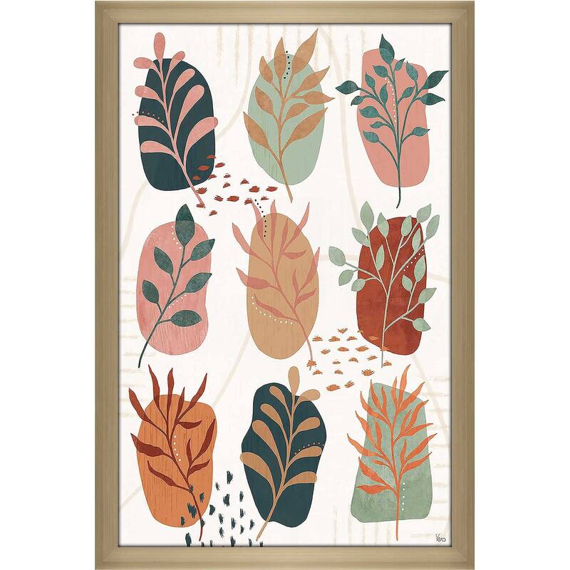 "Abstract Blossom IX" by Veronique Charron Print on Acrylic.