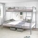 preview thumbnail 13 of 15, Metal Bunk bed for kids Grey