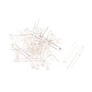 30pcs 3mm Round Top Yellow Color Lens LED Light Emitting Diode Beads ...