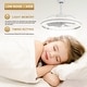 preview thumbnail 67 of 118, 20"/24"/72" Oaks Aura Cotti Low Profile Dimmable Smart Ceiling Fan with Lights 6-Speed Flush Mount Modern Remote