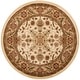preview thumbnail 30 of 36, SAFAVIEH Lyndhurst Agneza Traditional Oriental Rug 5'3" Round - Ivory/Tan - Round