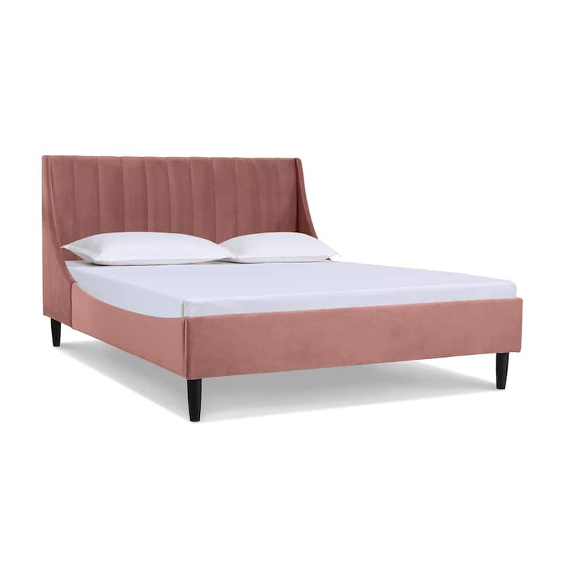 Aspen Vertical Tufted Upholstered Platform Bed