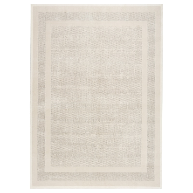 DKNY Grand Street Ivory Taupe Contemporary Chic Indoor Rug - 3'11" x 5'11" - Ivory/Taupe