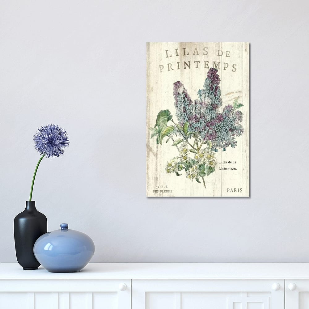 iCanvas "Lilas de Printemps " by Sue Schlabach Canvas Print