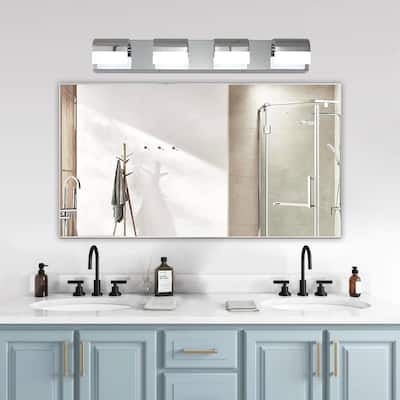 Modern Bathroom Vanity Light 24 inch Dimmable,Gold LED Vanity Light ...