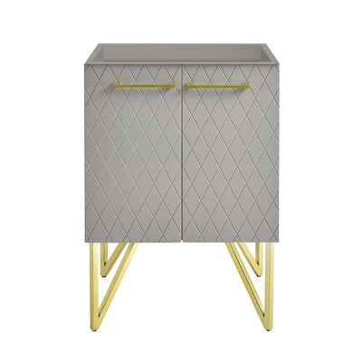 Annecy 24 Diamond Grey Bathroom Vanity Cabinet Only (Sm-Bv257E)