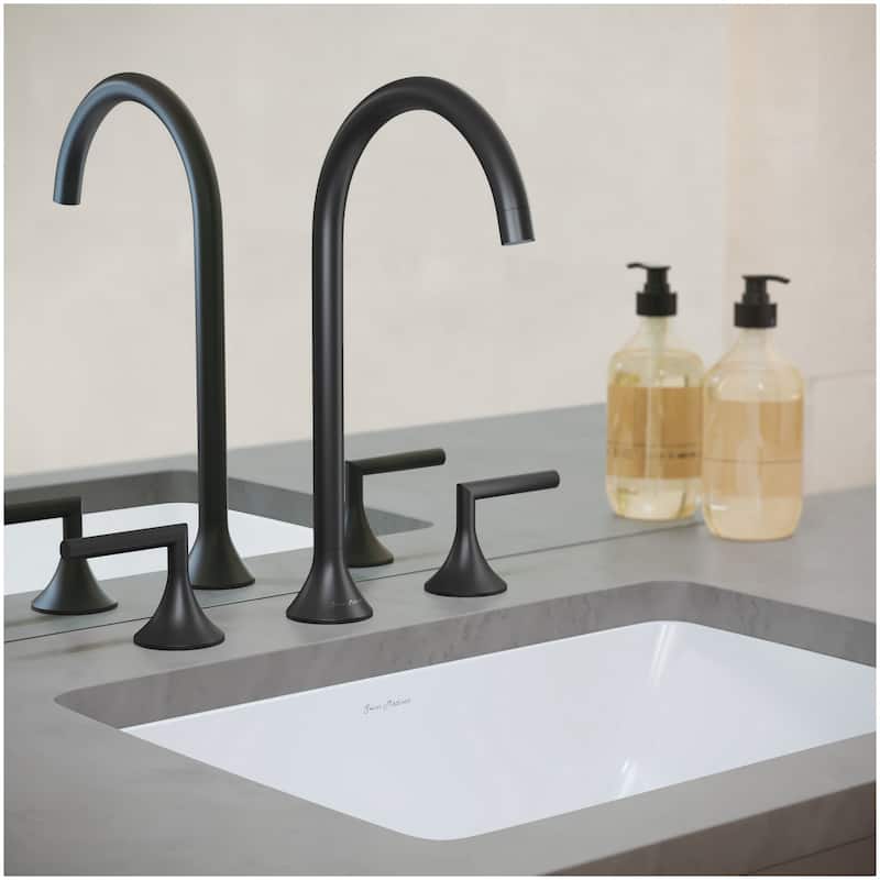 Swiss Madison SM-BF100 Daxton 1.2 GPM Widespread Bathroom Faucet - Matte Black
