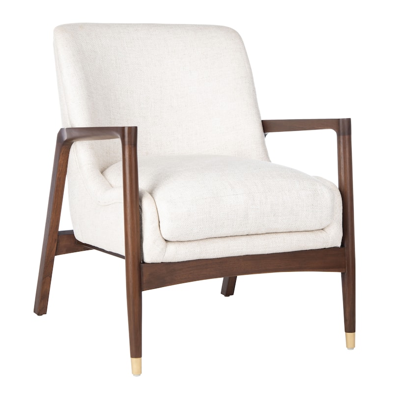 SAFAVIEH Couture Aila Mid-Century Accent Chair - 27.2" W x 29.5" L x 32.3" H - 27Wx29Dx32H