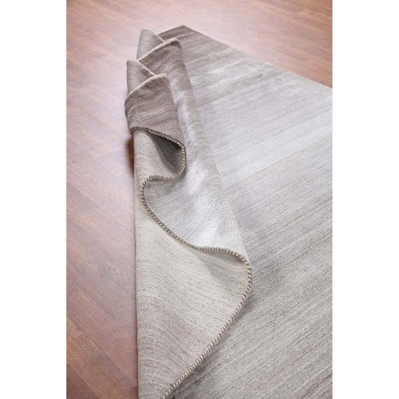 Contemporary Oriental Gabbeh Wool Area Rug Hand-knotted Foyer Carpet - 5'5" x 7'8"