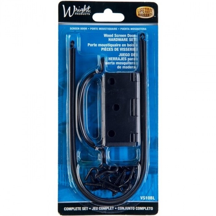 Wright Products Vs10bl Wood Screen Door Hardware Set Black