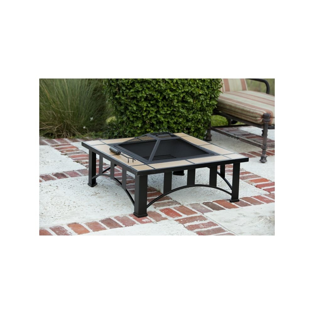 Shop Fire Sense 60243 Hotspot Tuscan Tile Mission Style Square