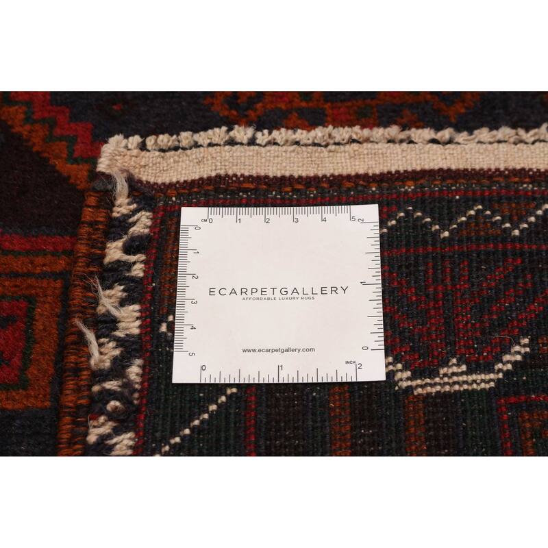 Teimani Red Rug 3'11" x 6'6" - 3'11 x 6'6
