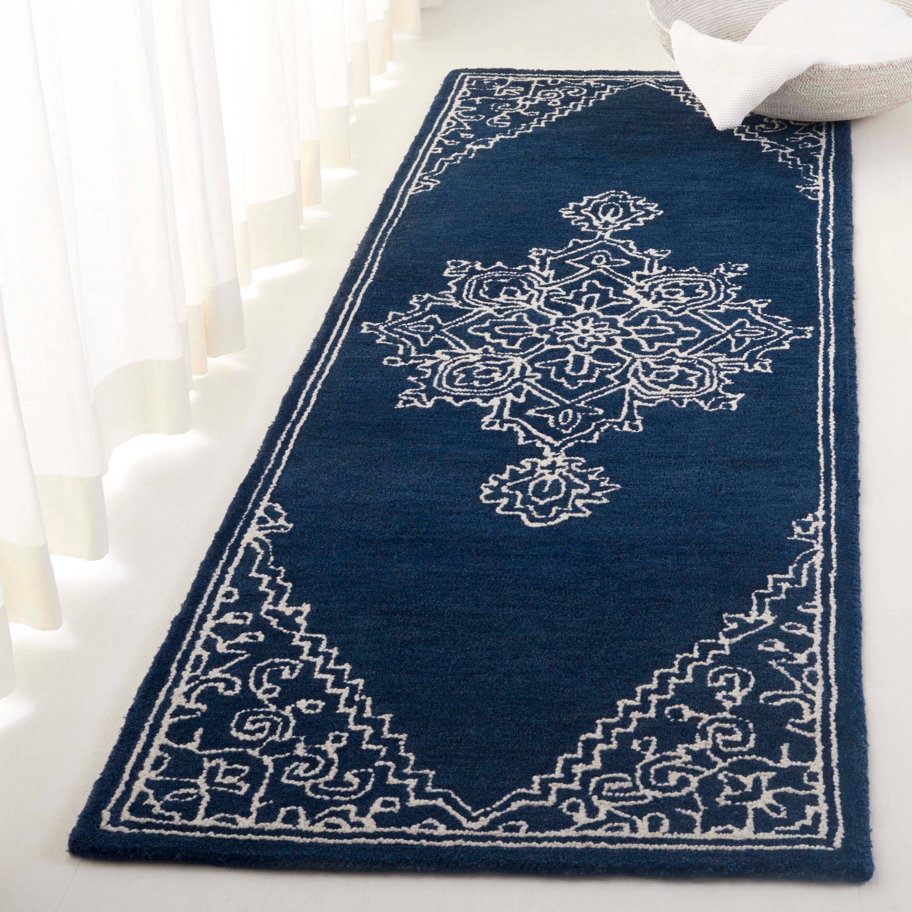 羊毛フェルト Listed exclusively for gloriafung0207 Lauren Ralph Lauren Handmade Gunlaug Oriental Medallion Wool Rug