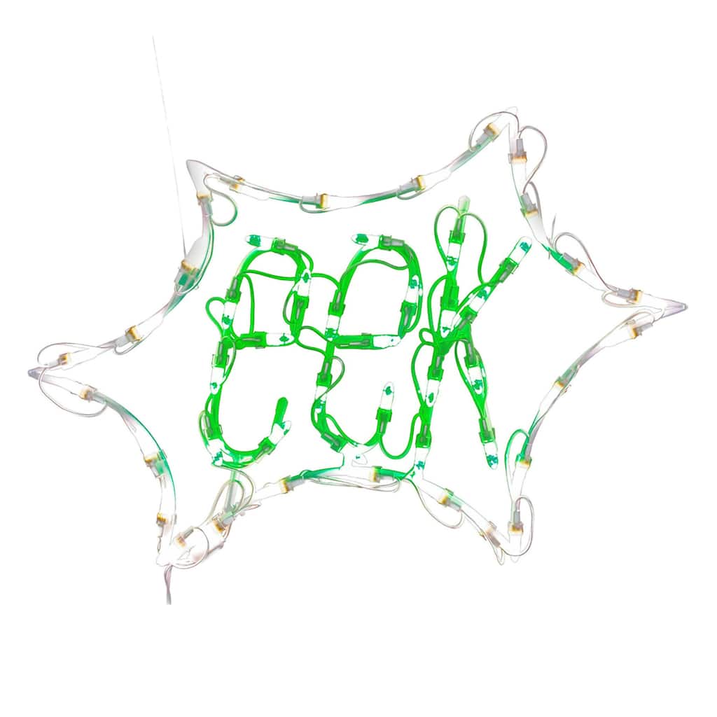 LED Lighted EEK Sign Outdoor Halloween Decoration - 22"