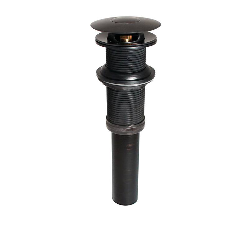 Keeney Push Button Bathroom Sink Drain without Overflow - N/A
