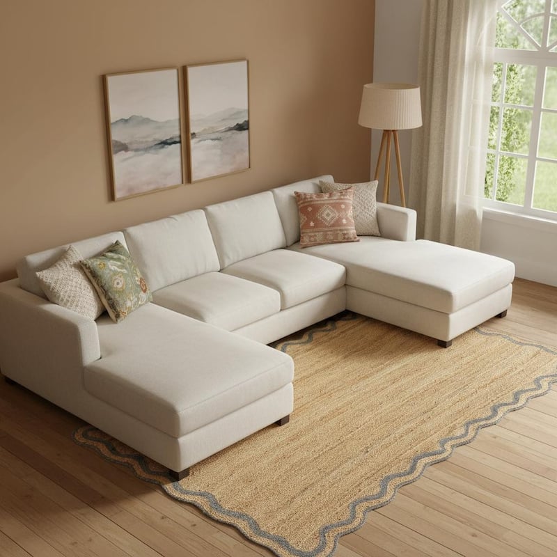 HomeRoots Solid Color Bohemian Rectangle Area Rug - 8' X 10' - 8' X 10'