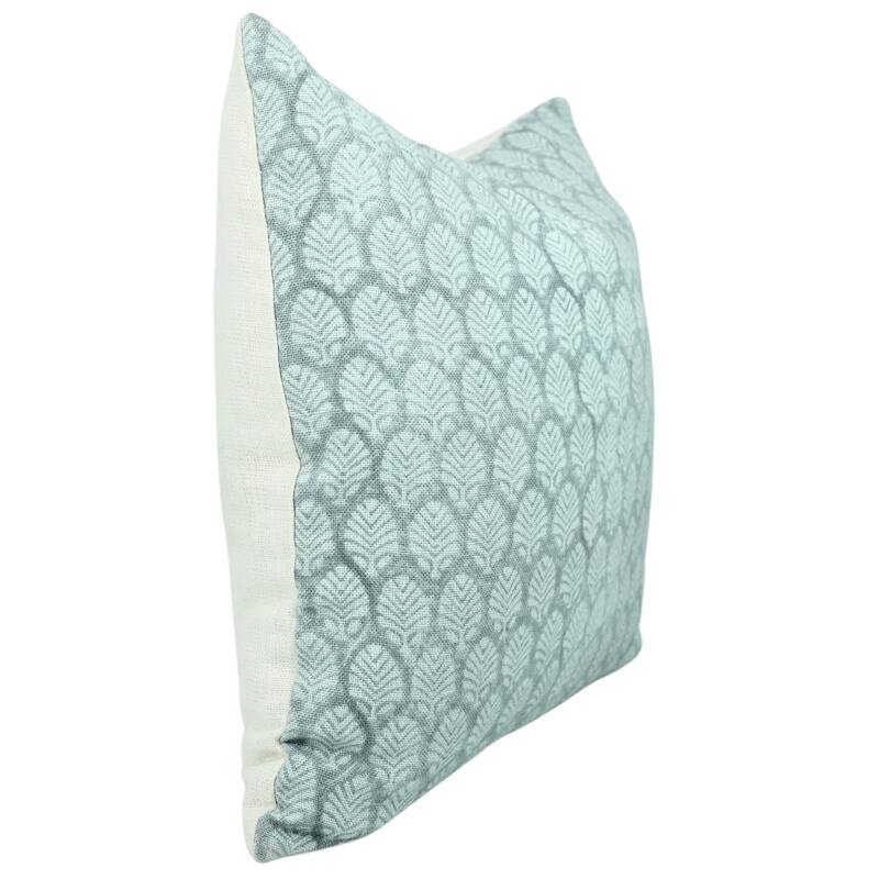 Linen Indoor and Outdoor Pillow Cover - Sanganeri Jaal