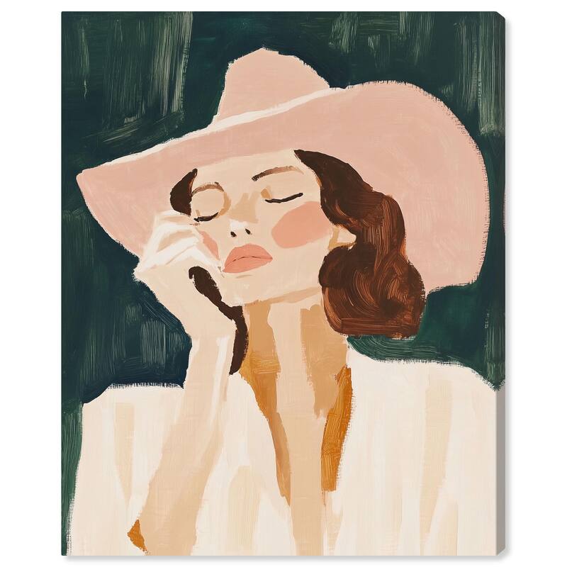 Sun Hat Canvas by Art Remedy, Gallery Wrapped - 20" x 24"