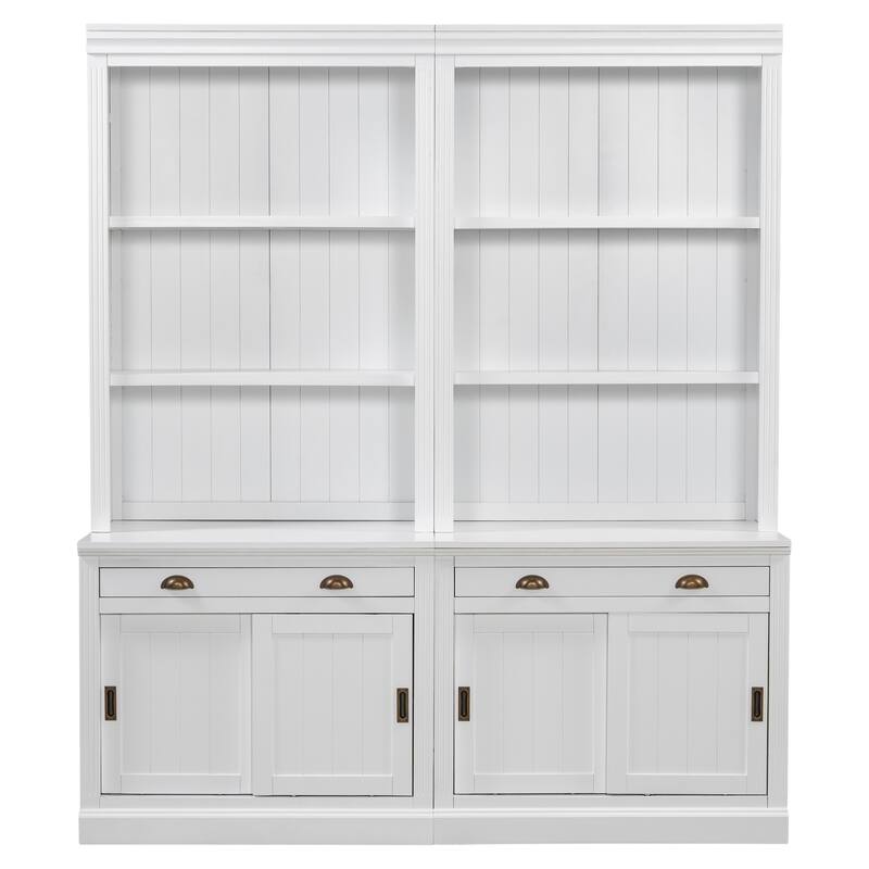 Modern Bookcase Suite with Sliding Doors