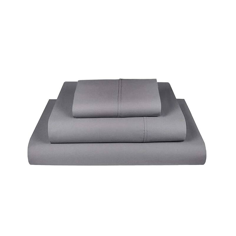 700 TC TRIBLEND Cotton Sheet Set - Twin - Dark Grey