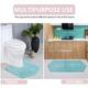 Home Weavers Waterford Collection 5 Piece Genuine Cotton Bath Rugs Set